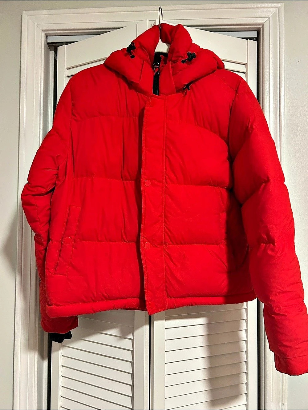 Tna Aritzia The Super Puff Puffer Jacket in Red Small